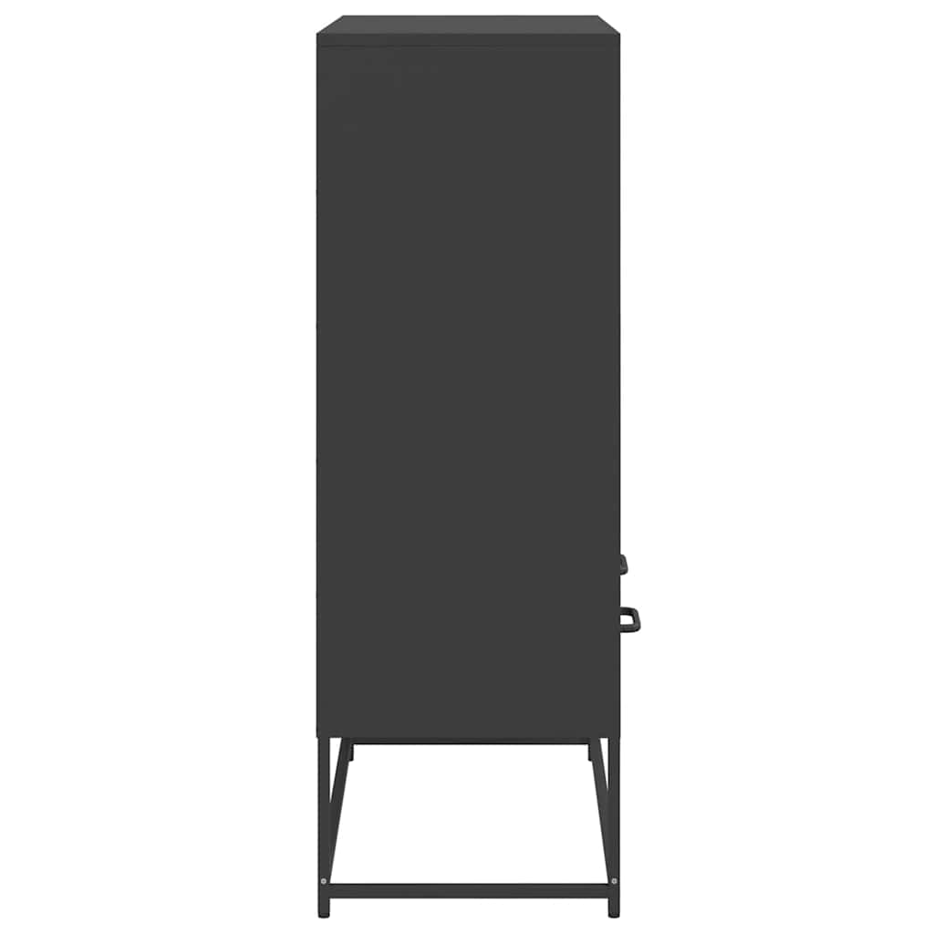 Sideboard Highboard 68.5X39X111.5 Cm Steel Black White Anthracite Green Yellow 6