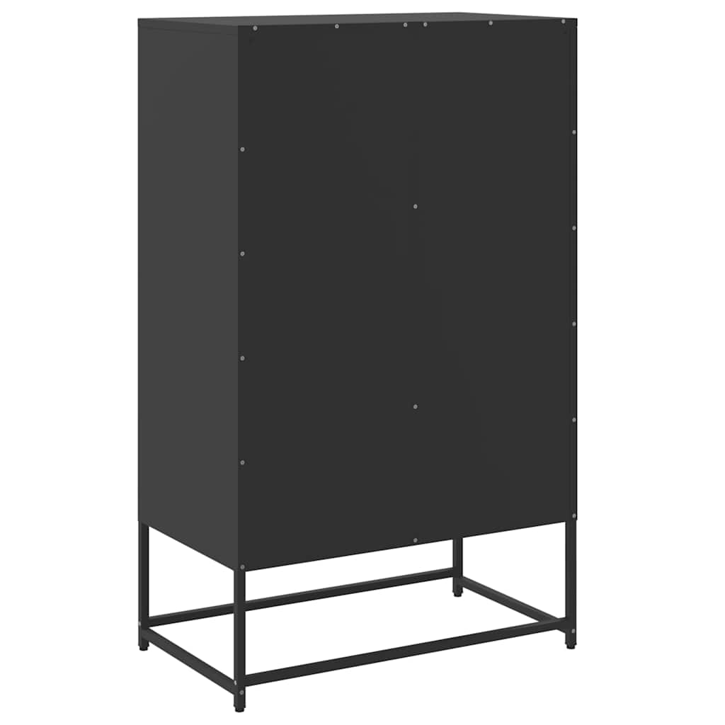 Sideboard Highboard 68.5X39X111.5 Cm Steel Black White Anthracite Green Yellow 6