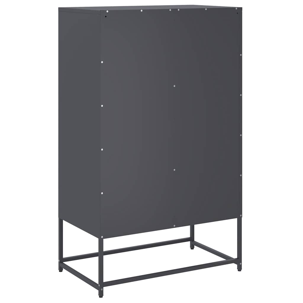 Sideboard Highboard 68.5X39X111.5 Cm Steel black white anthracite green yellow 6