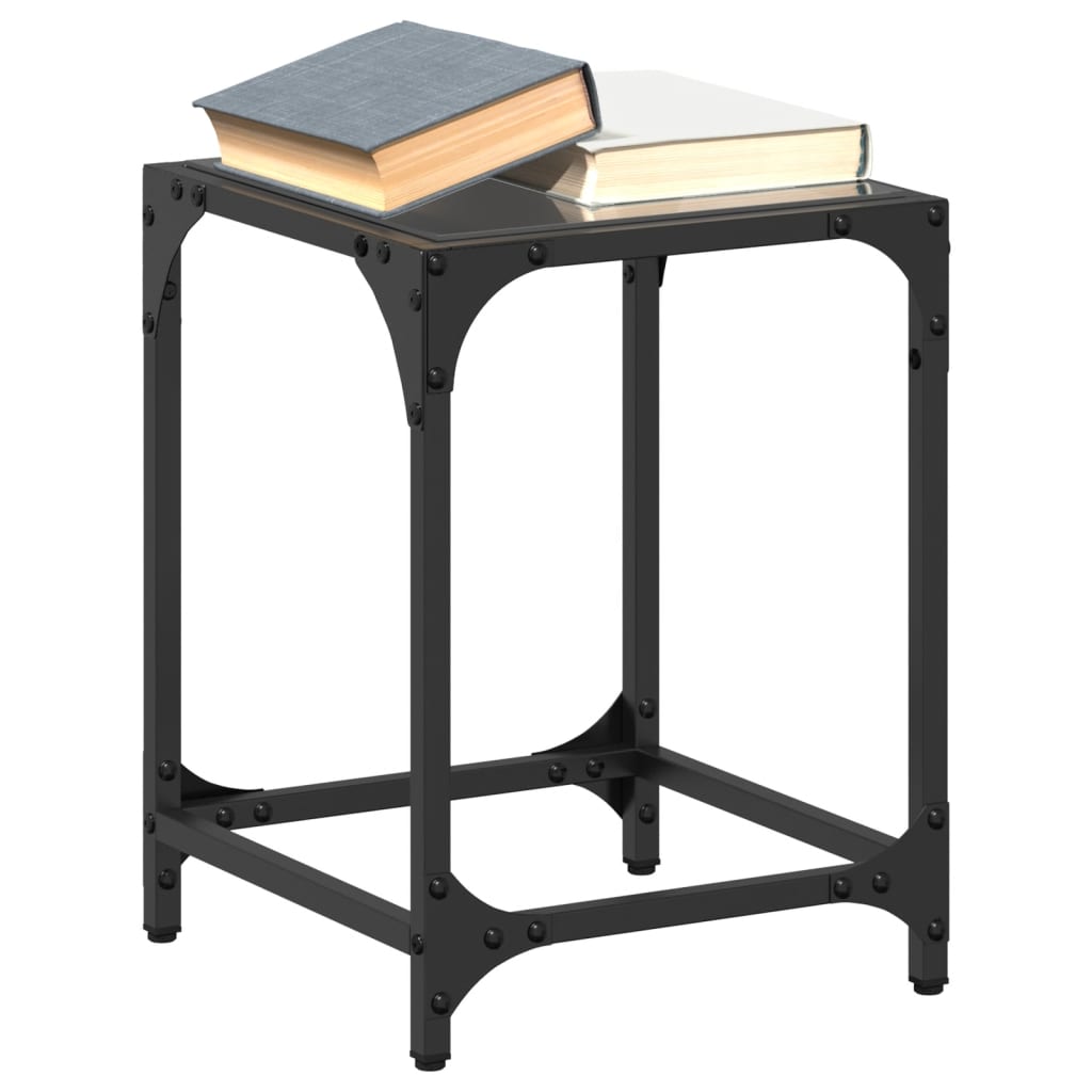 Coffee Tables With Top 2 Pcs Steel