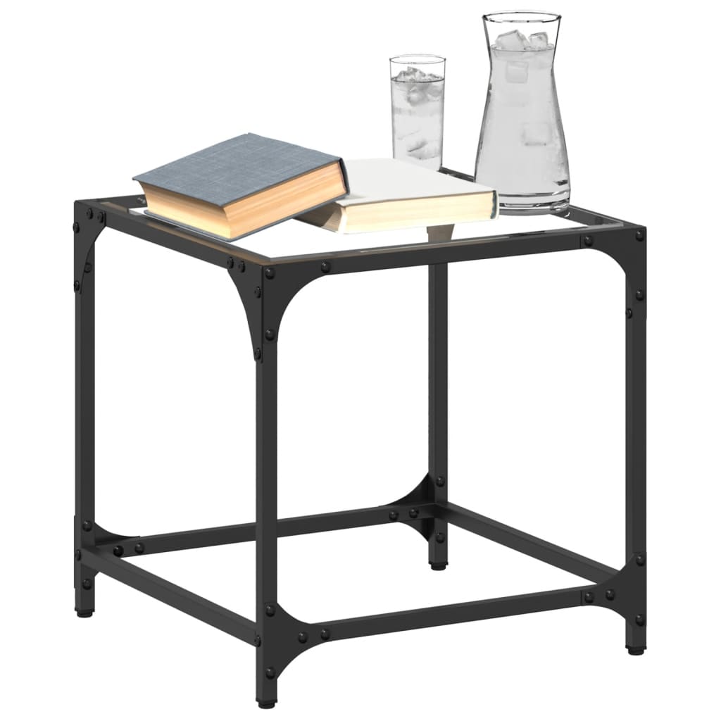 Coffee Tables With Top 2 Pcs Steel