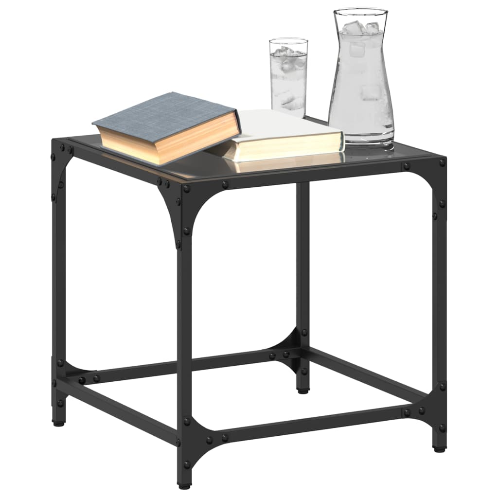 Coffee Tables With Top 2 Pcs Steel