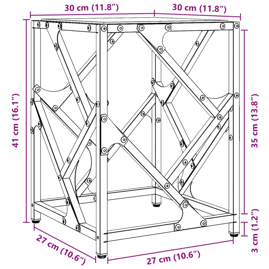 Coffee Table With Top Steel