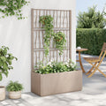 Garden Planter With Trellis Pp