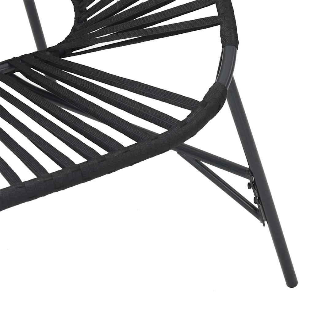 Garden Chair Set 3 Pcs Poly Rattan