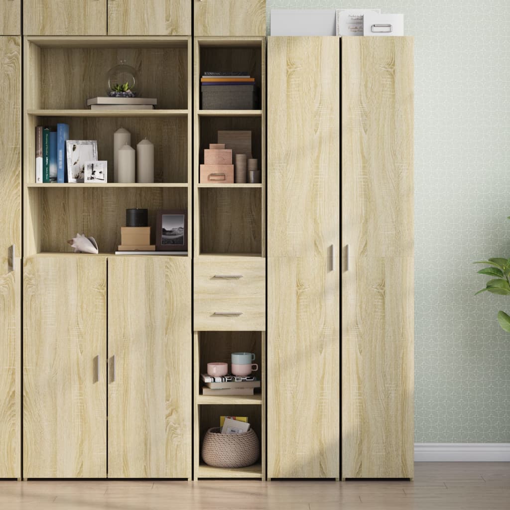 Bookcase With Drawer 30 X 42.4 X 185.2 Cm