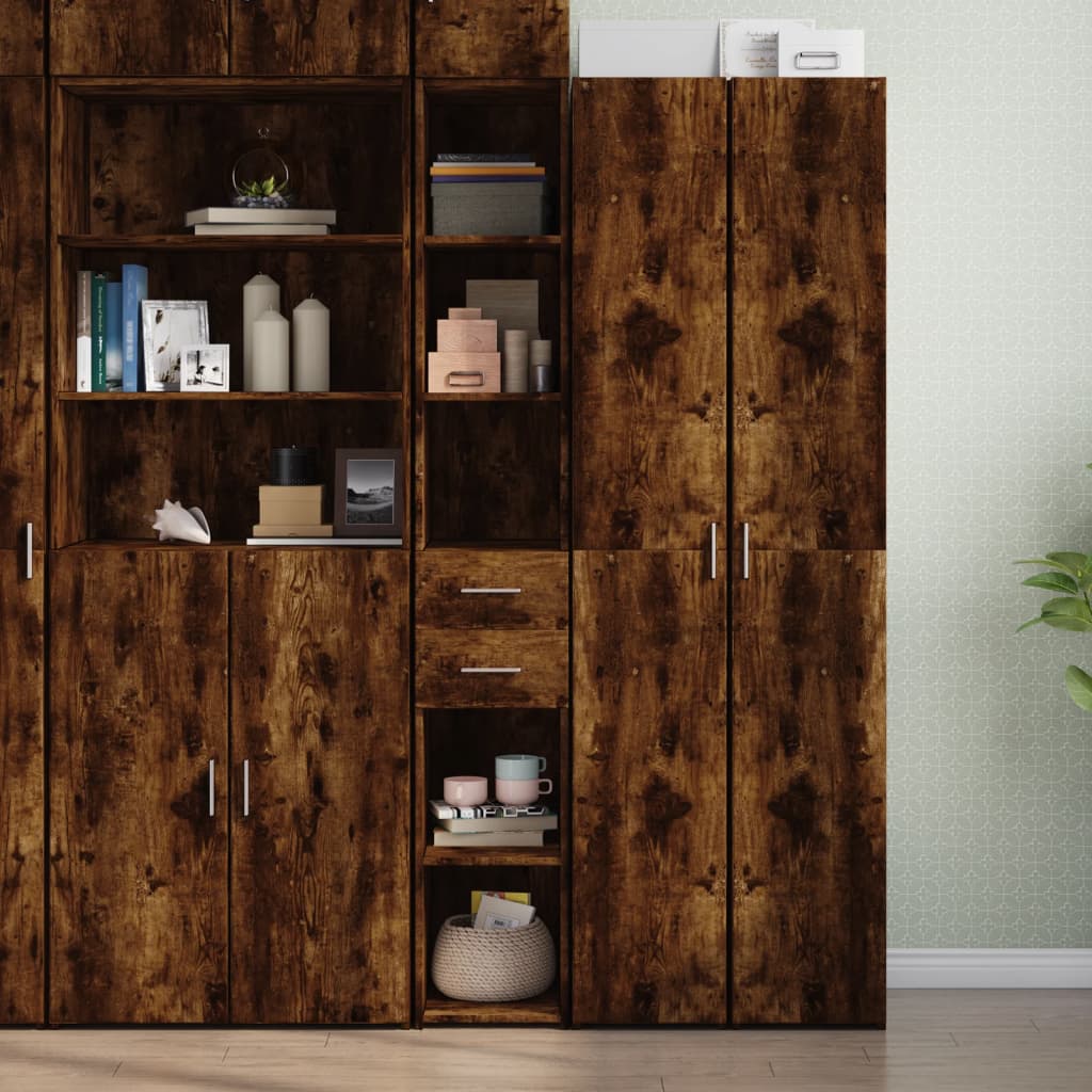 Bookcase With Drawer 30 X 42.4 X 185.2 Cm