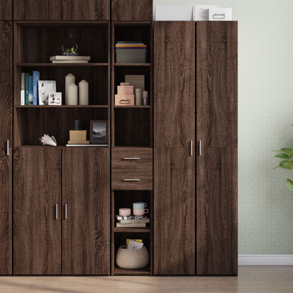 Bookcase With Drawer 30 X 42.4 X 185.2 Cm