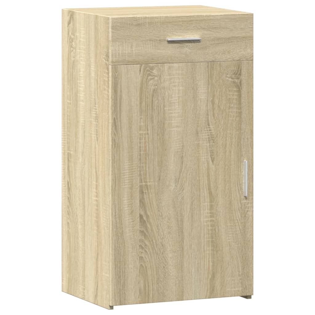 Sideboard 50X42.5X93 Cm Engineered Wood Artisan Oak Black Oak Sonoma Oak White 5