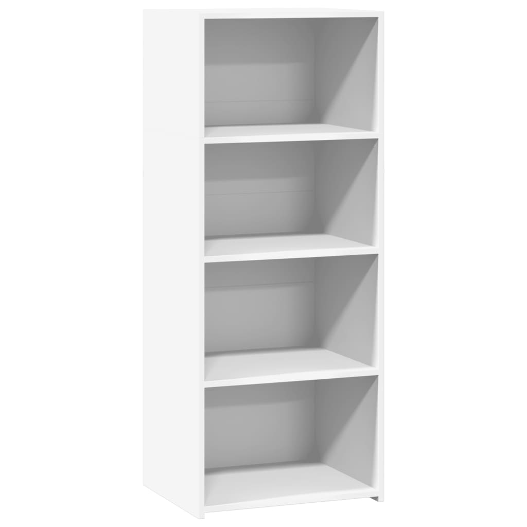 Sideboard Highboard 50X41X124 Cm Engineered Wood Smoked Oak Grey Sonoma White 50