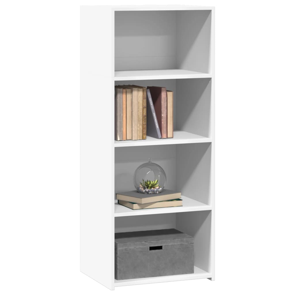 Sideboard Highboard 50X41X124 Cm Engineered Wood Smoked Oak Grey Sonoma White 50