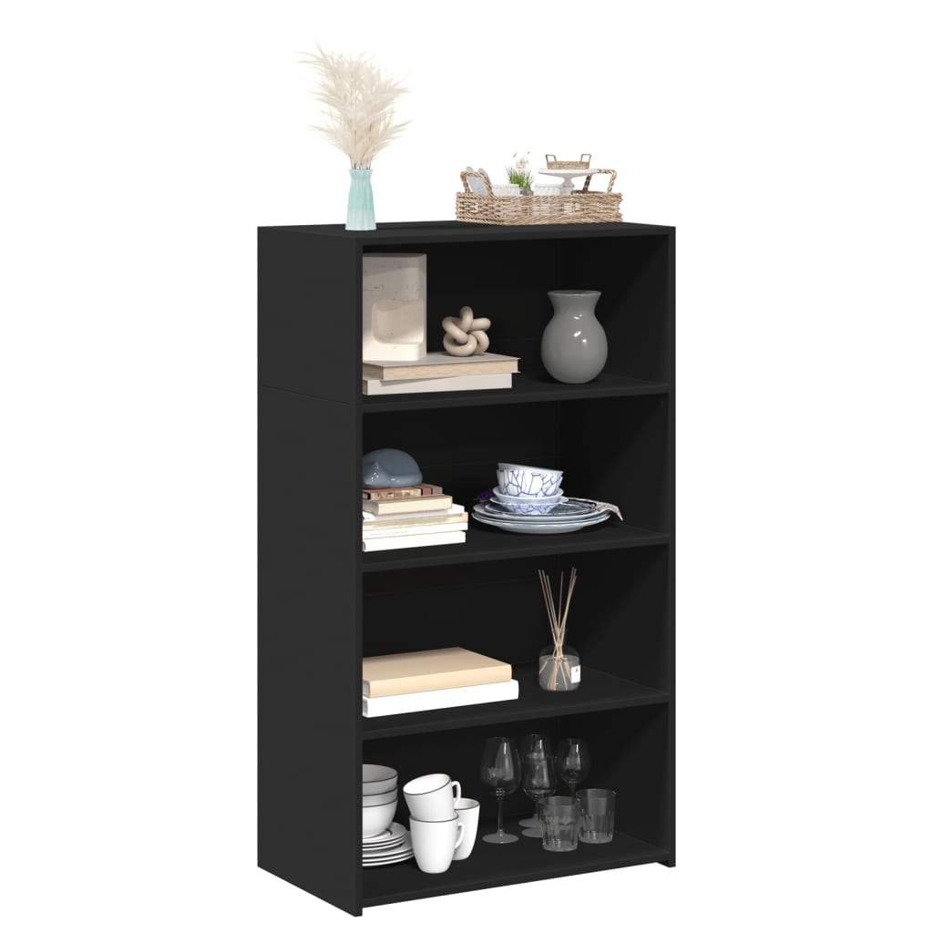 Sideboard Highboard 70X41X124 Cm Engineered Wood Smoked Oak Sonoma Oak Brown Oak