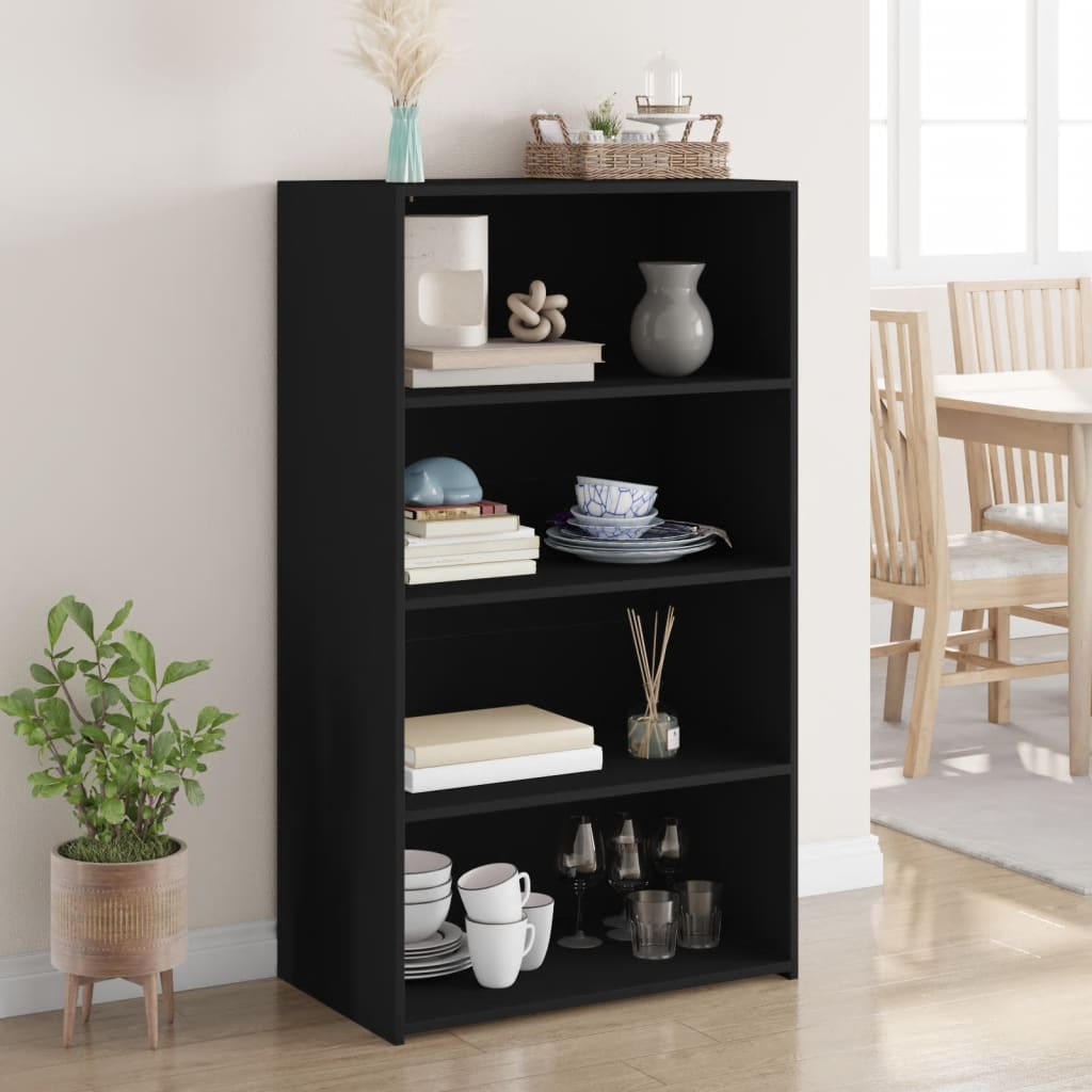 Sideboard Highboard 70X41X124 Cm Engineered Wood Smoked Oak Sonoma Oak Brown Oak