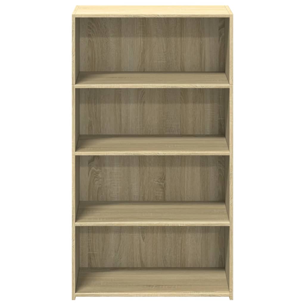 Sideboard Highboard 70X41X124 Cm Engineered Wood Smoked Oak Sonoma Oak Brown Oak