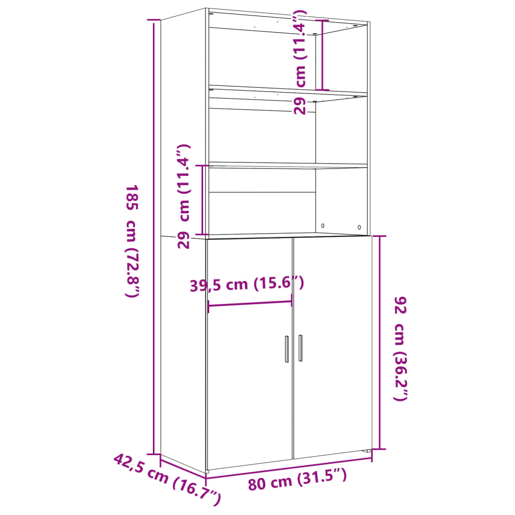 Highboard Engineered Wood