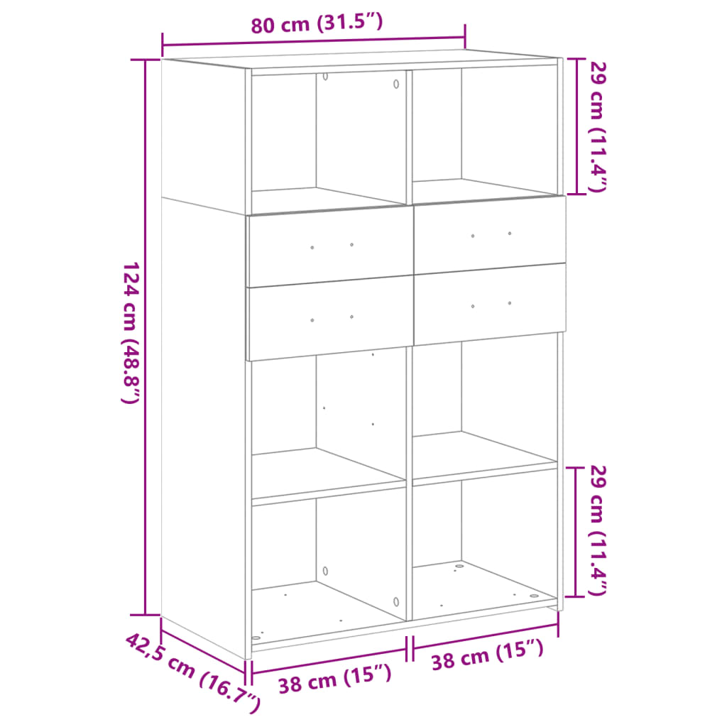 Highboard Engineered Wood