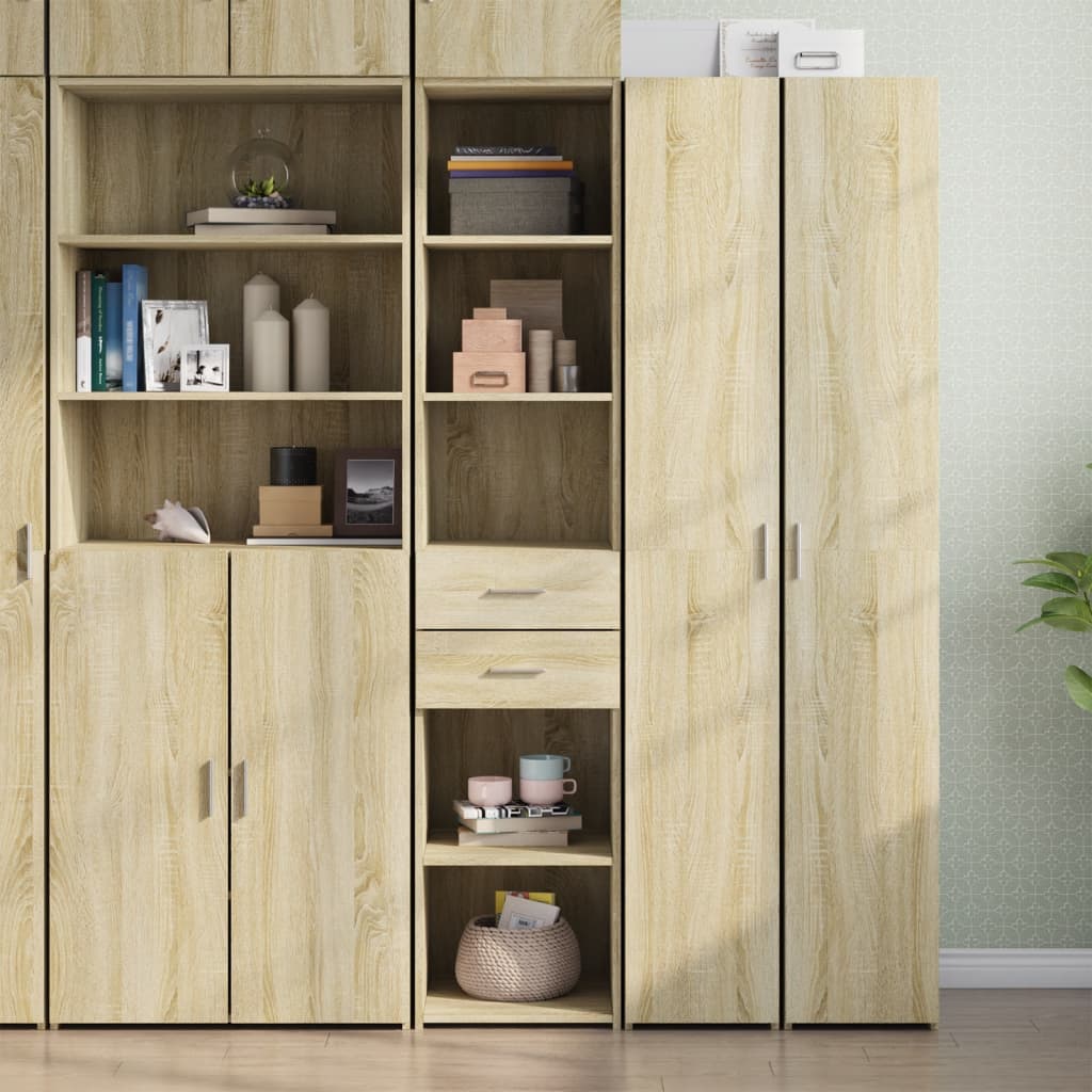 Bookcase With Drawer 30 X 42.4 X 185.2 Cm