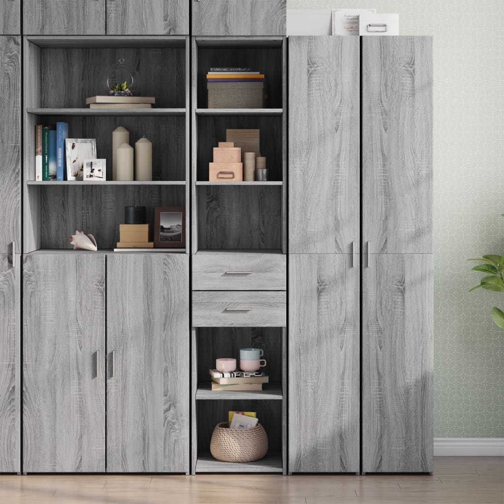 Bookcase With Drawer 30 X 42.4 X 185.2 Cm