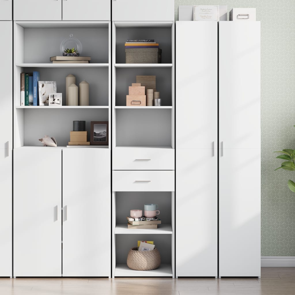 Bookcase With Drawer 30 X 42.4 X 185.2 Cm