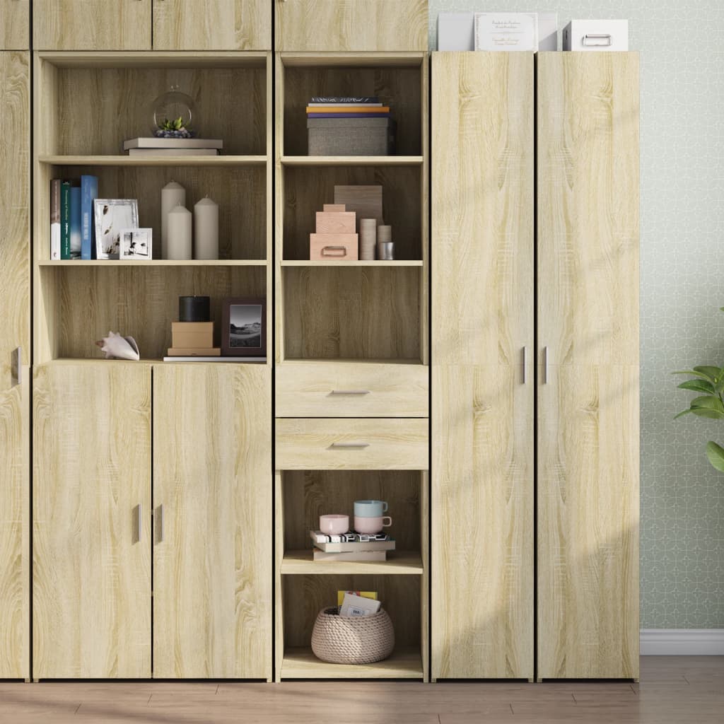 Bookcase With Drawer 30 X 42.4 X 185.2 Cm