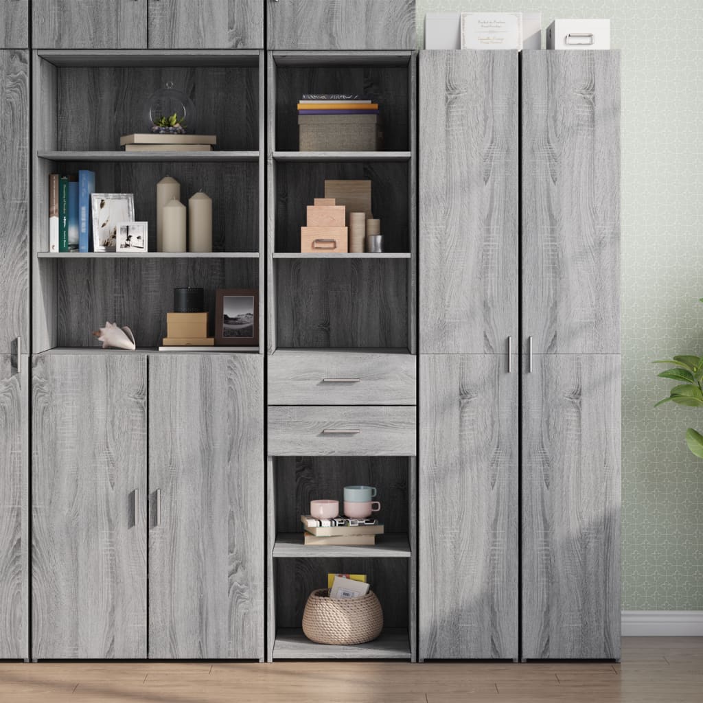 Bookcase With Drawer 30 X 42.4 X 185.2 Cm