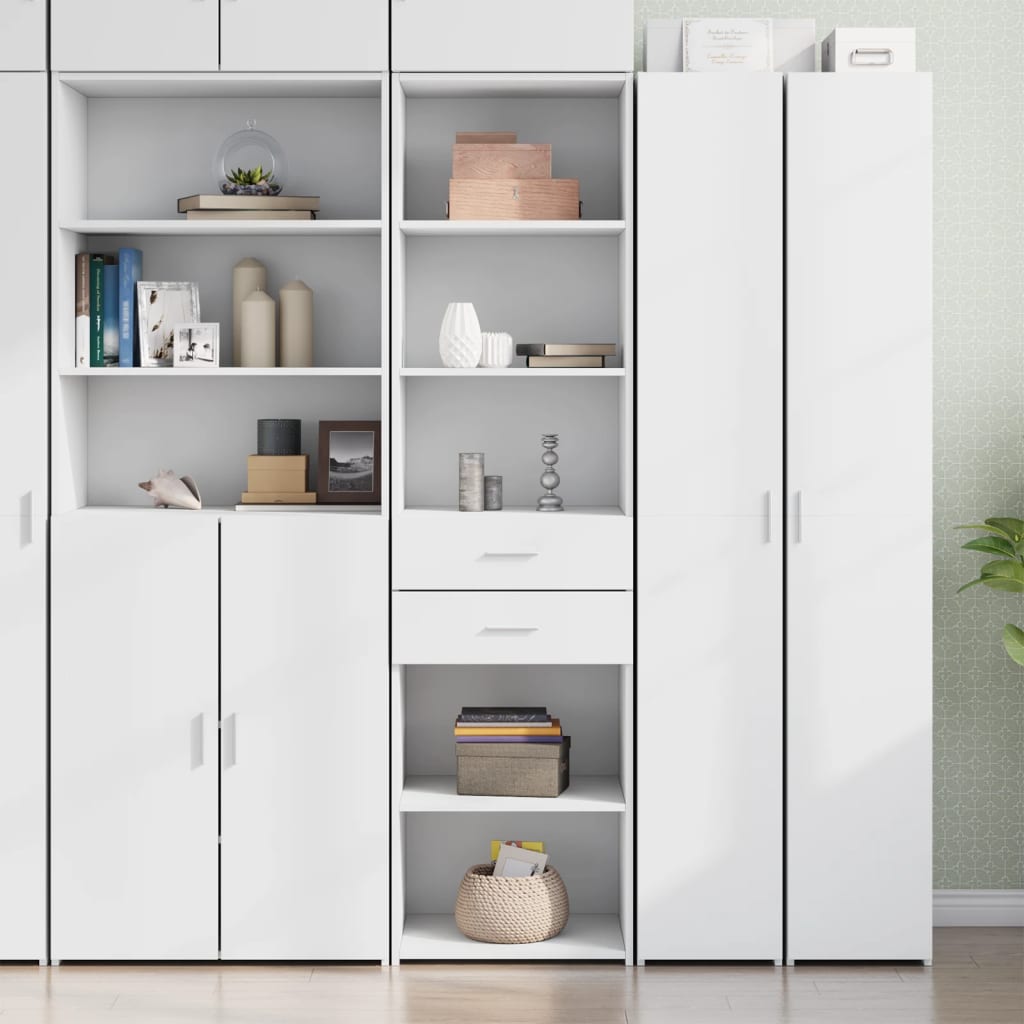 Bookcase With Drawer 30 X 42.4 X 185.2 Cm