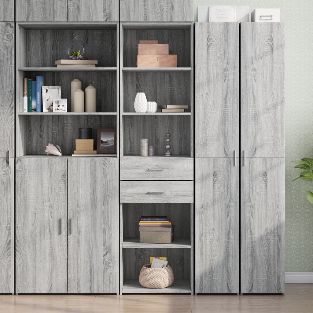 Bookcase With Drawer 30 X 42.4 X 185.2 Cm