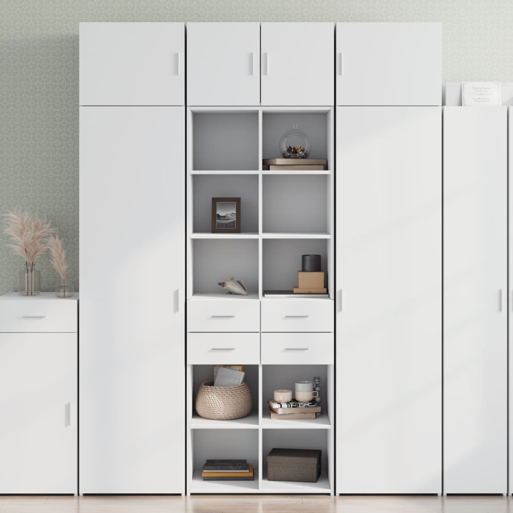 Bookcase With Drawer 30 X 42.4 X 185.2 Cm