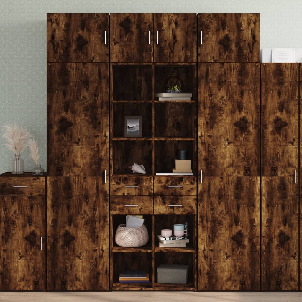 Bookcase With Drawer 30 X 42.4 X 185.2 Cm