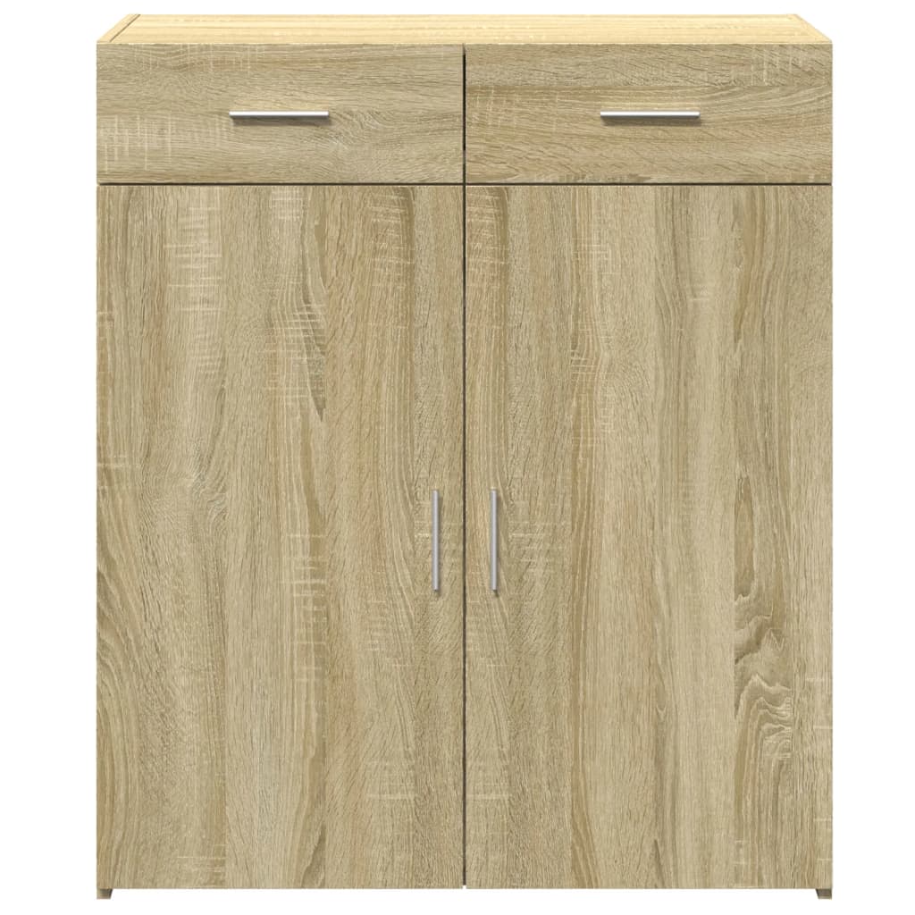 Sideboard Sideboard Drawer Sonoma Oak Smoked Oak White Concrete Grey Grey Sonoma