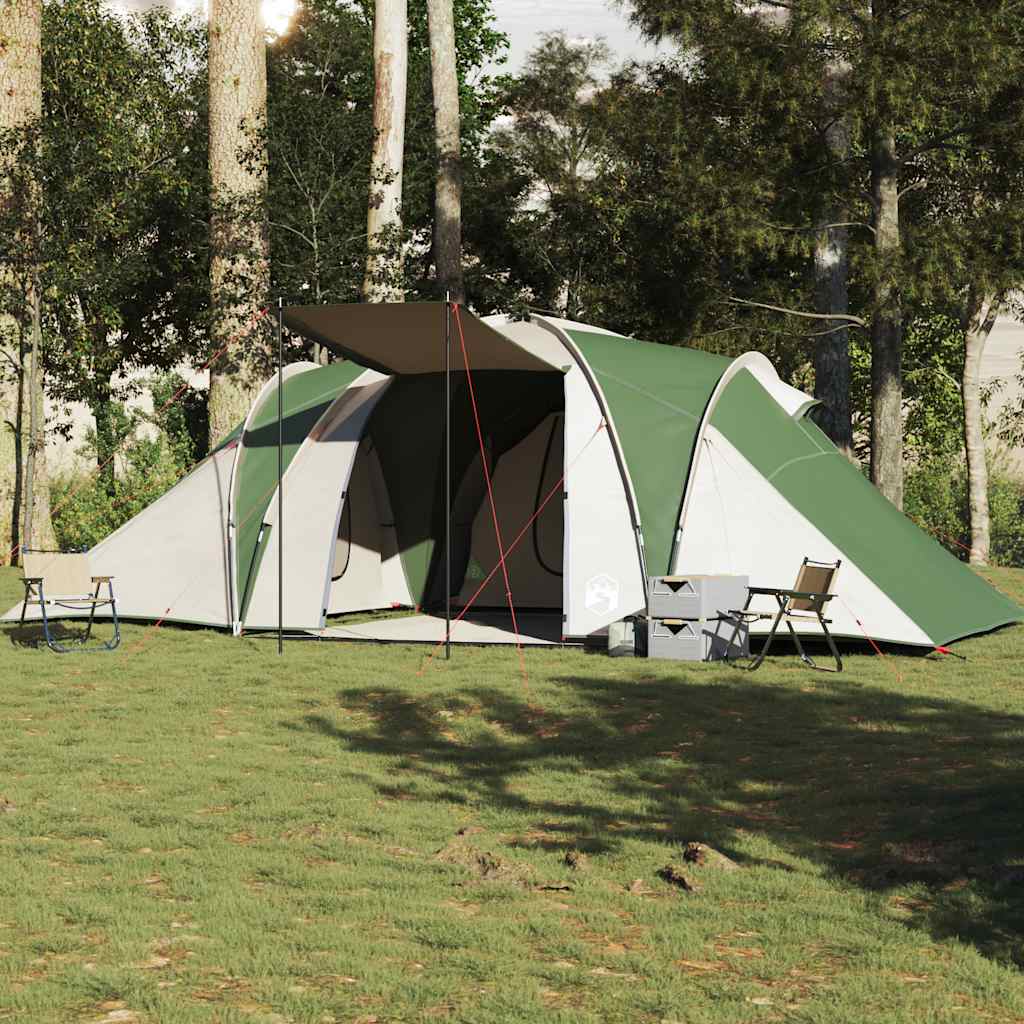 Tents Family Tent Dome 6-Person Waterproof blue grey and orange green Foldable 1