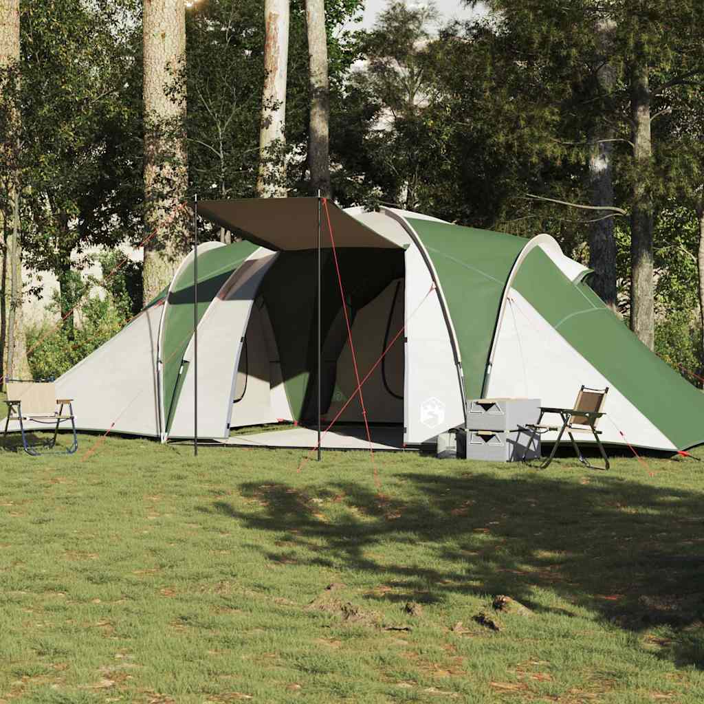 Tents Family Tent Dome 6-Person Waterproof blue grey and orange green Foldable 1
