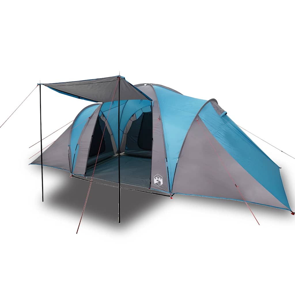 Tents Family Tent Dome 6-Person Waterproof blue grey and orange green Foldable 1