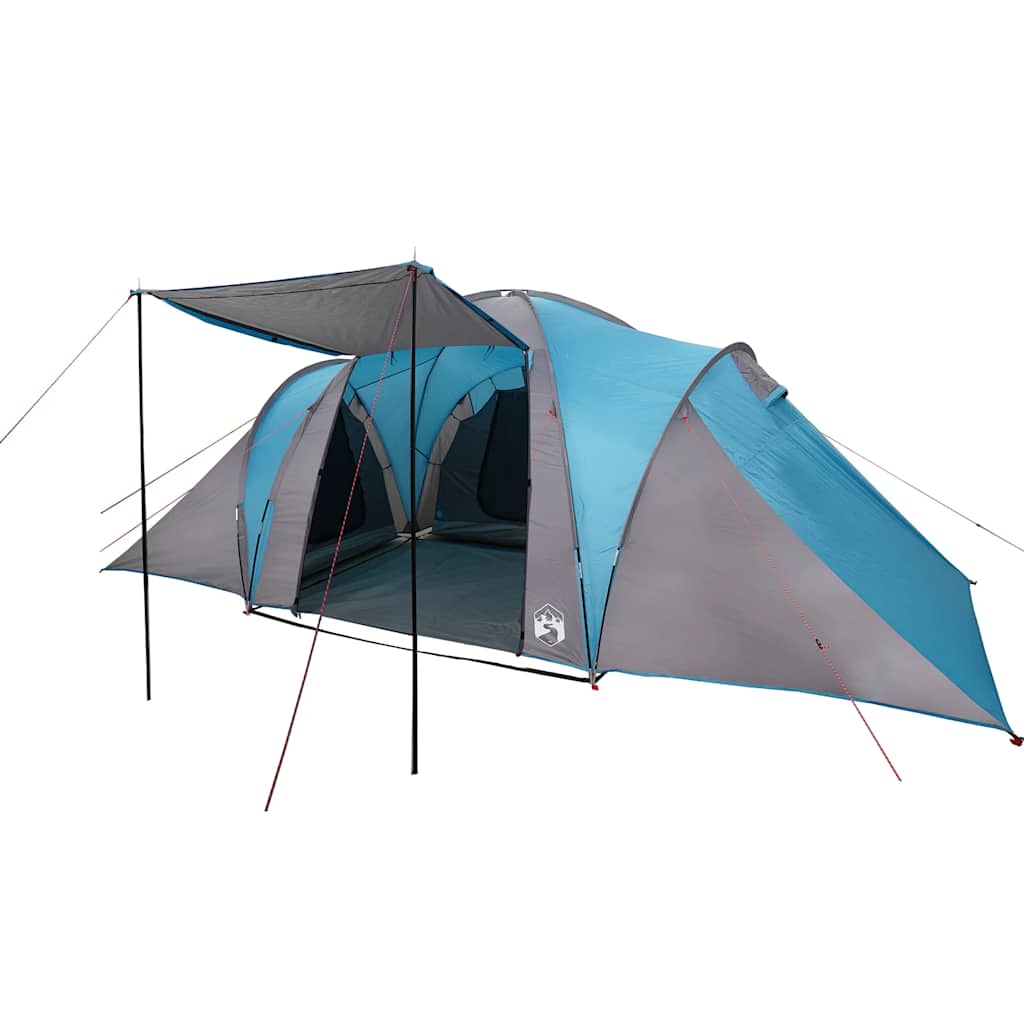 Tents Family Tent Dome 6-Person Waterproof blue grey and orange green Foldable 1
