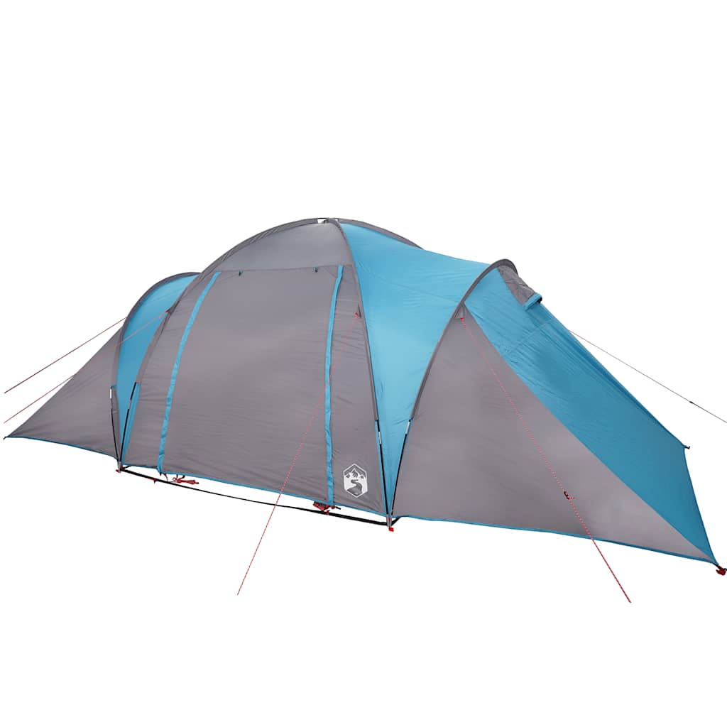 Tents Family Tent Dome 6-Person Waterproof blue grey and orange green Foldable 1