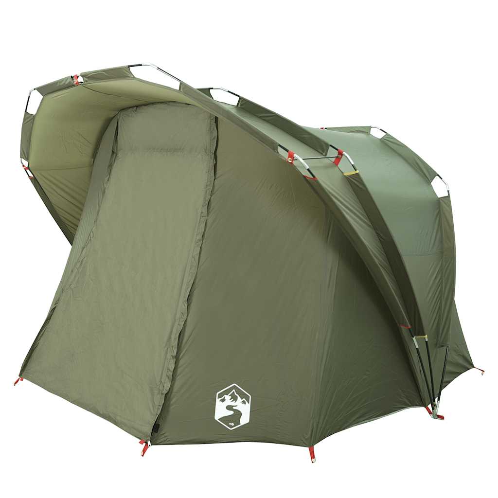 Tents Fishing Tent 4-Person Waterproof Camouflage Green Brown Foldable Portable