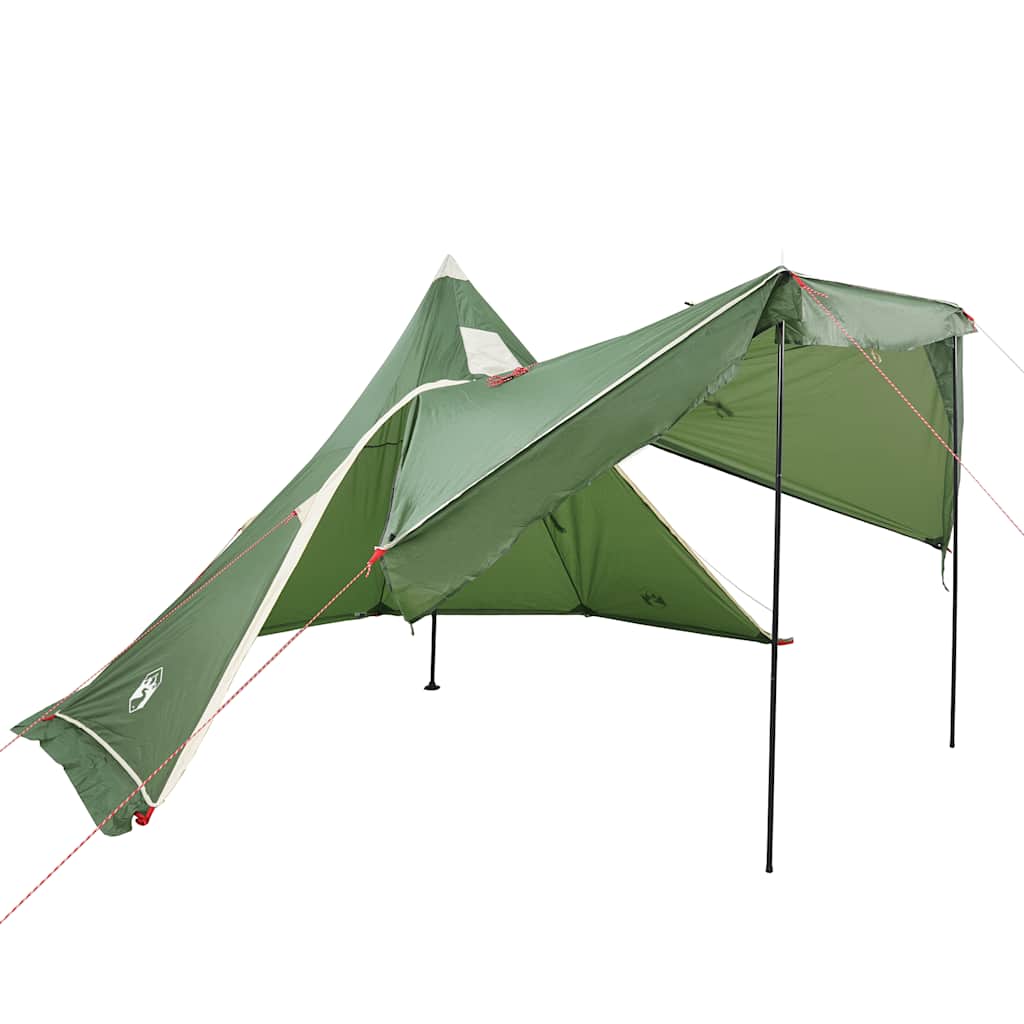 Tents Camping Tent Tipi 5-Person Waterproof grey green blue Foldable Portable 36