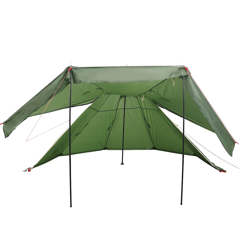 Tents Camping Tent Tipi 5-Person Waterproof grey green blue Foldable Portable 36