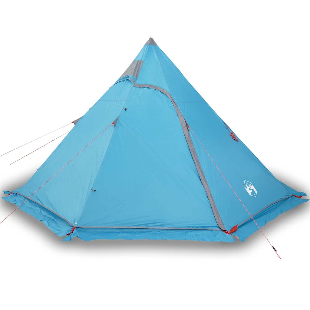 Tents Camping Tent Tipi 5-Person Waterproof grey green blue Foldable Portable 36