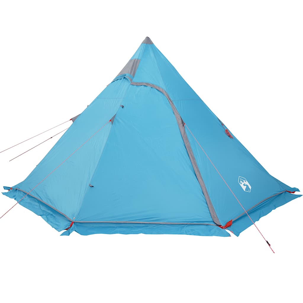 Tents Camping Tent Tipi 5-Person Waterproof grey green blue Foldable Portable 36