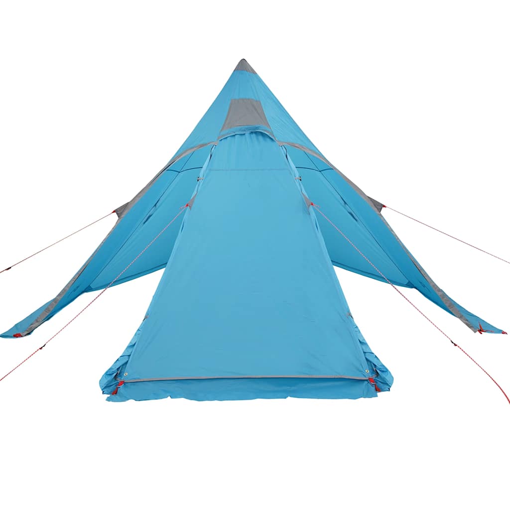 Tents Camping Tent Tipi 5-Person Waterproof grey green blue Foldable Portable 36
