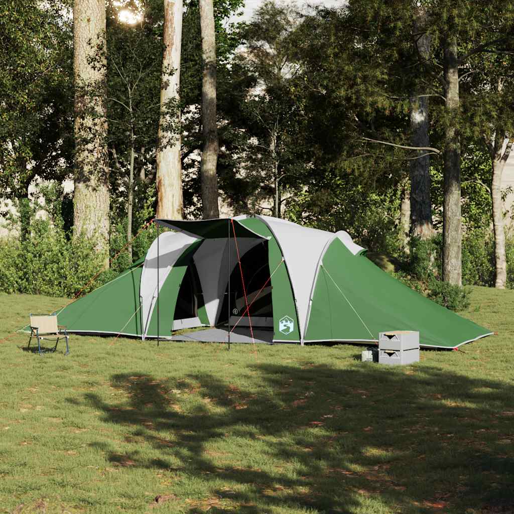 Tents Family Tent Dome 6-Person Waterproof green blue grey and orange Foldable 6