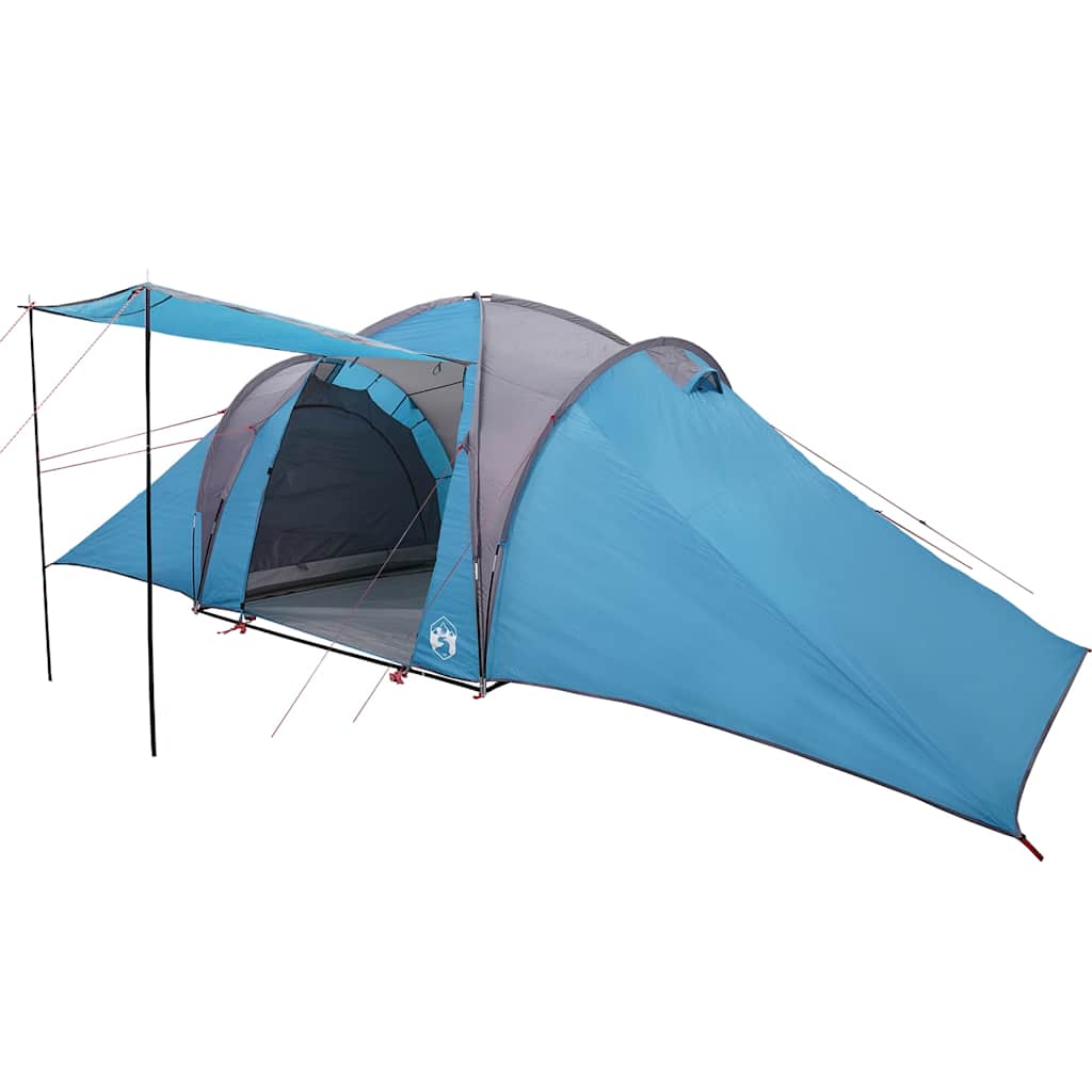Tents Family Tent Dome 6-Person Waterproof green blue grey and orange Foldable 6