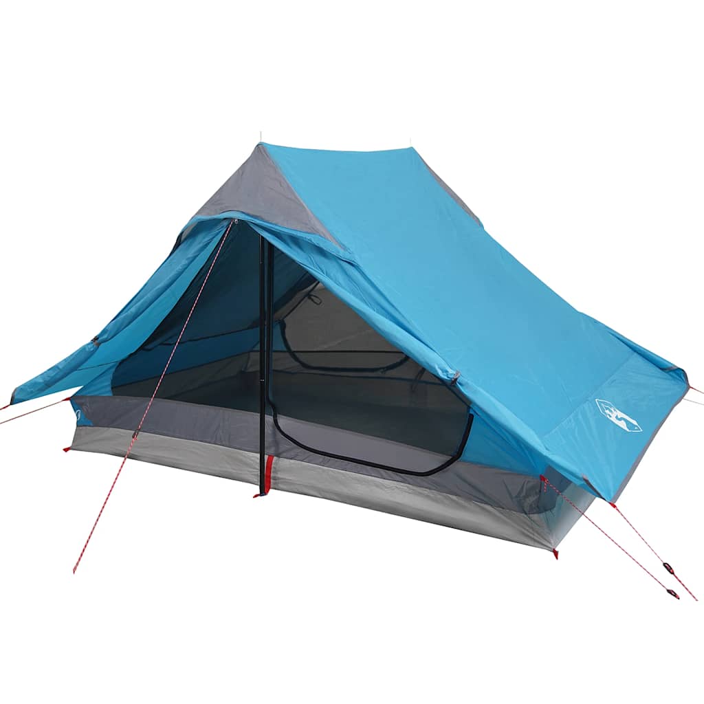 Tents 2 Person Camping Tent Waterproof Lightweight Blue Hiking Festival Shelter