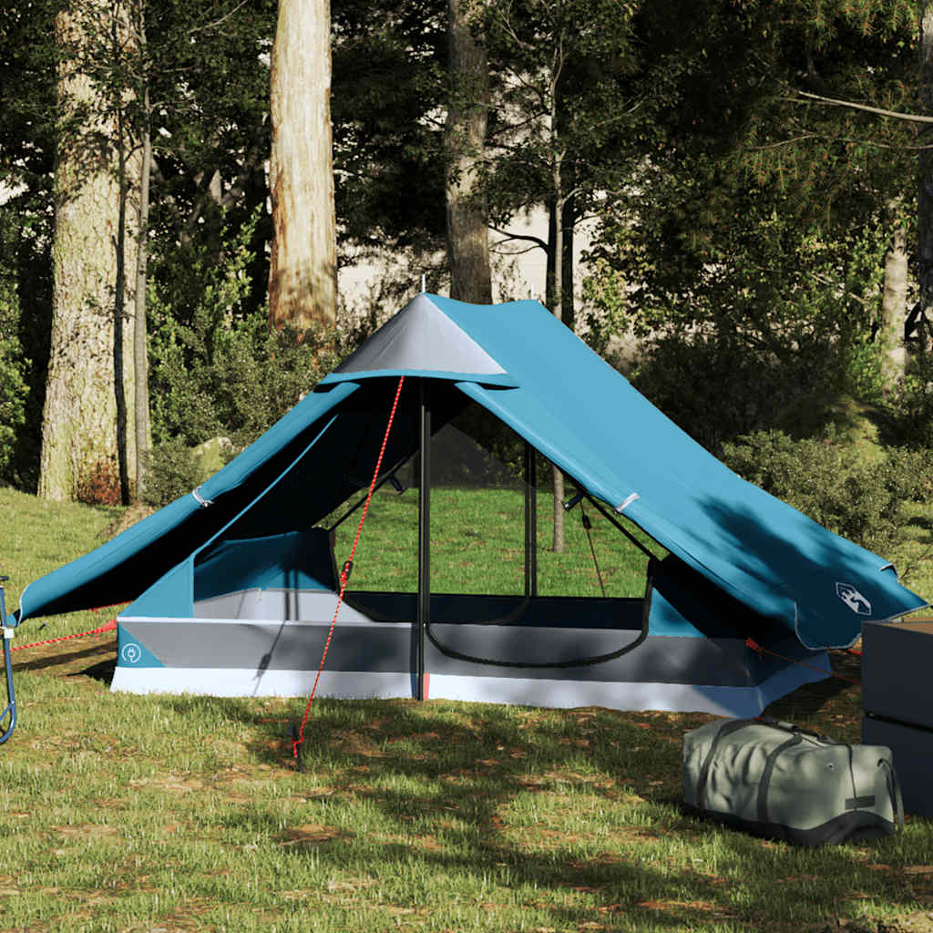 Tents 2 Person Camping Tent Waterproof Lightweight Blue Hiking Festival Shelter