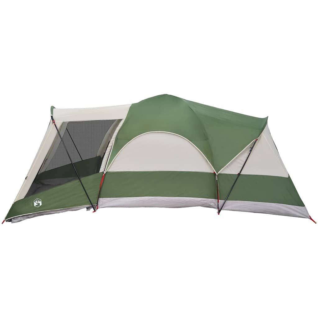 Tents 8 Person Tunnel Camping Tent Waterproof 560x200cm 3 Room Green Porch blue