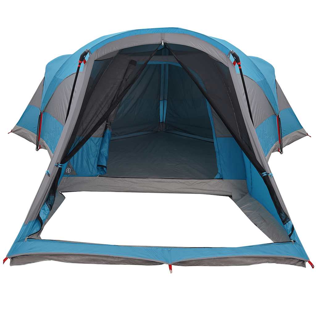 Tents 8 Person Tunnel Camping Tent Waterproof 560x200cm 3 Room Green Porch blue