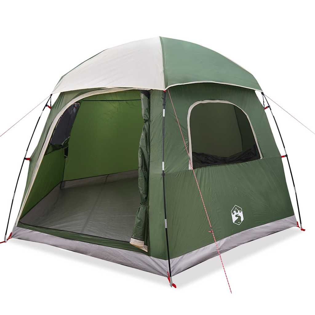 Tents Family Tent Igloo 6-Person Waterproof green grey and orange blue Foldable