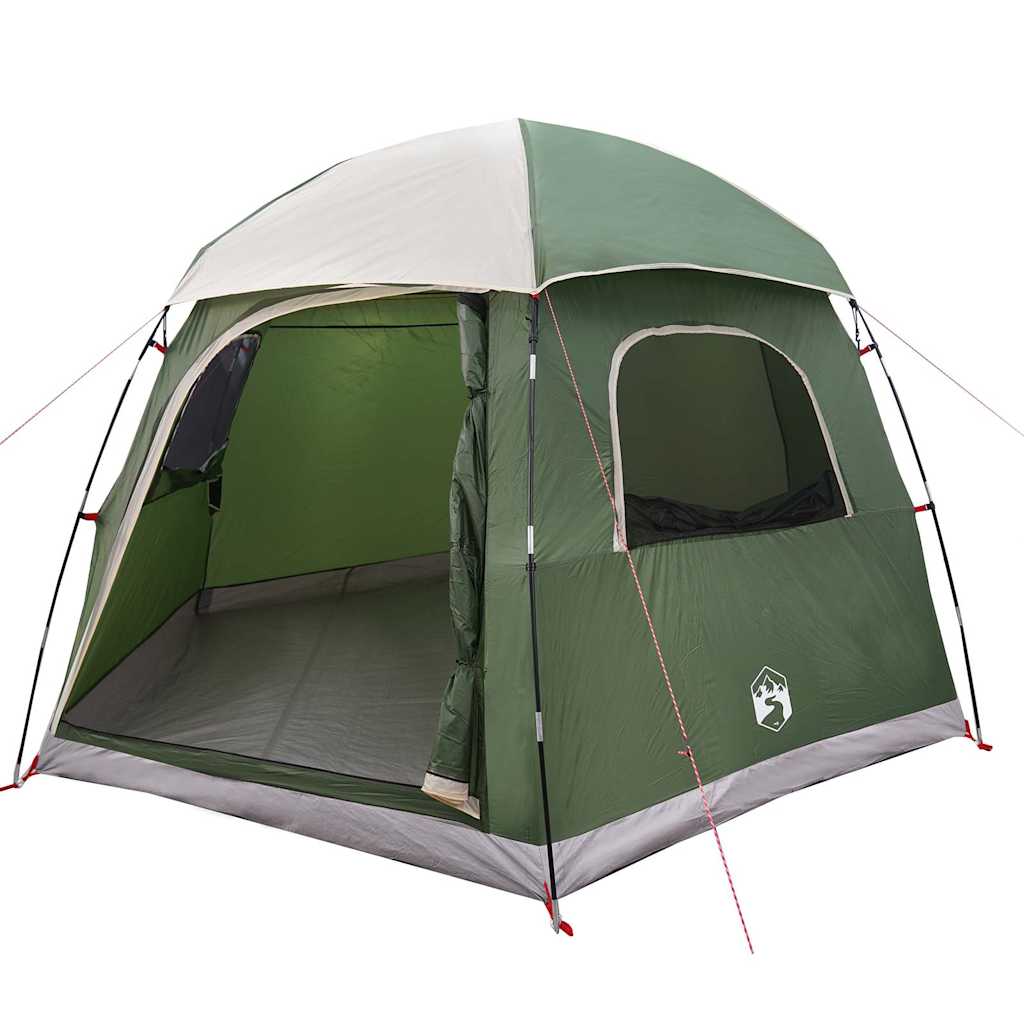 Tents Family Tent Igloo 6-Person Waterproof green grey and orange blue Foldable