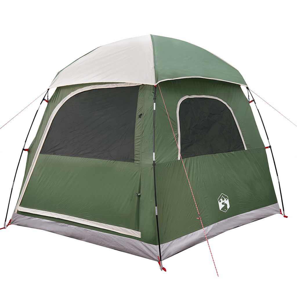 Tents Family Tent Igloo 6-Person Waterproof green grey and orange blue Foldable